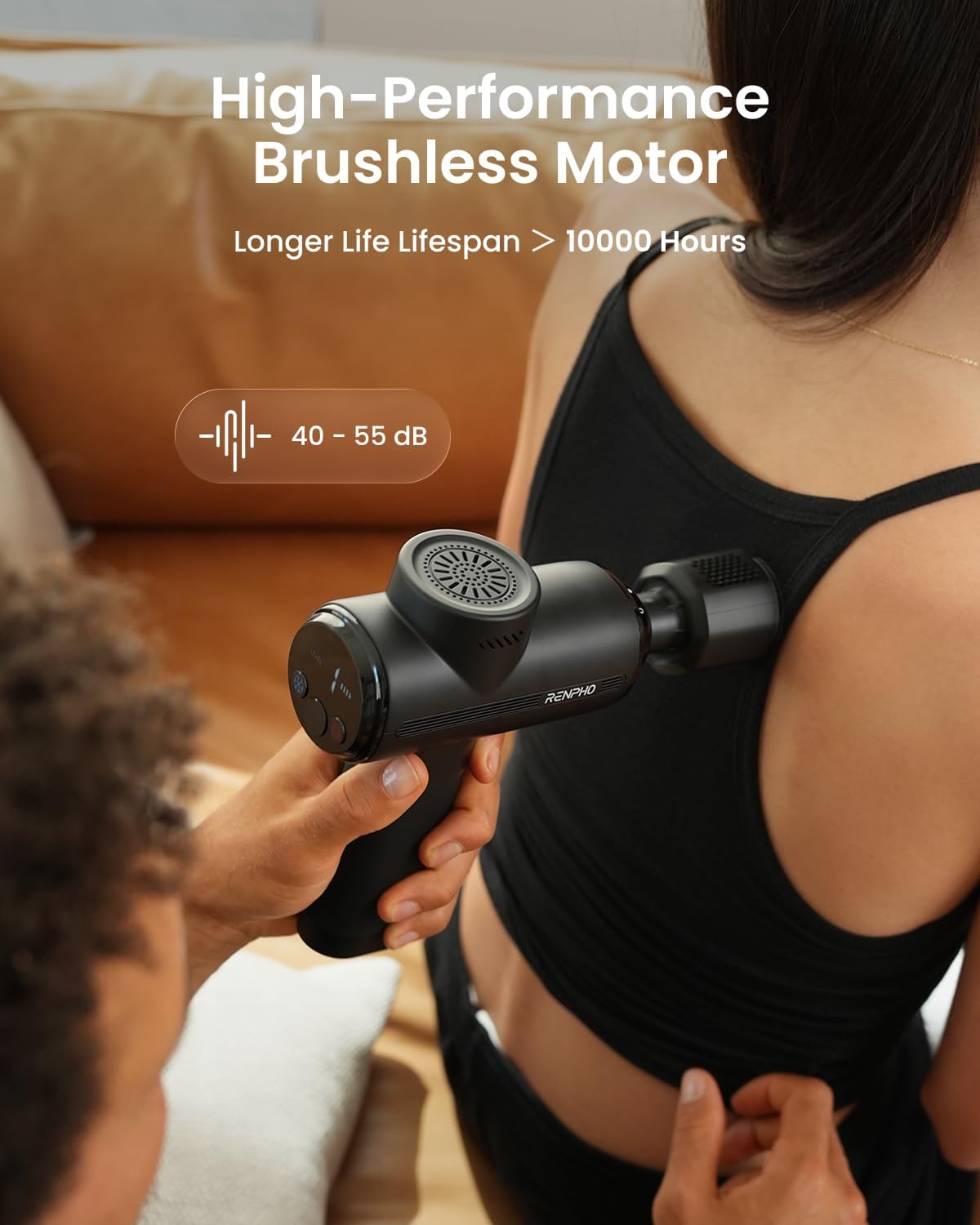 RENPHO Thermacool 2 Massage Gun – Heat & Cold Deep Tissue Massager for Muscle Recovery & Pain Relief, Neck & Back Therapy, FSA/HSA Eligible (2026 Upgrade) - Image 3