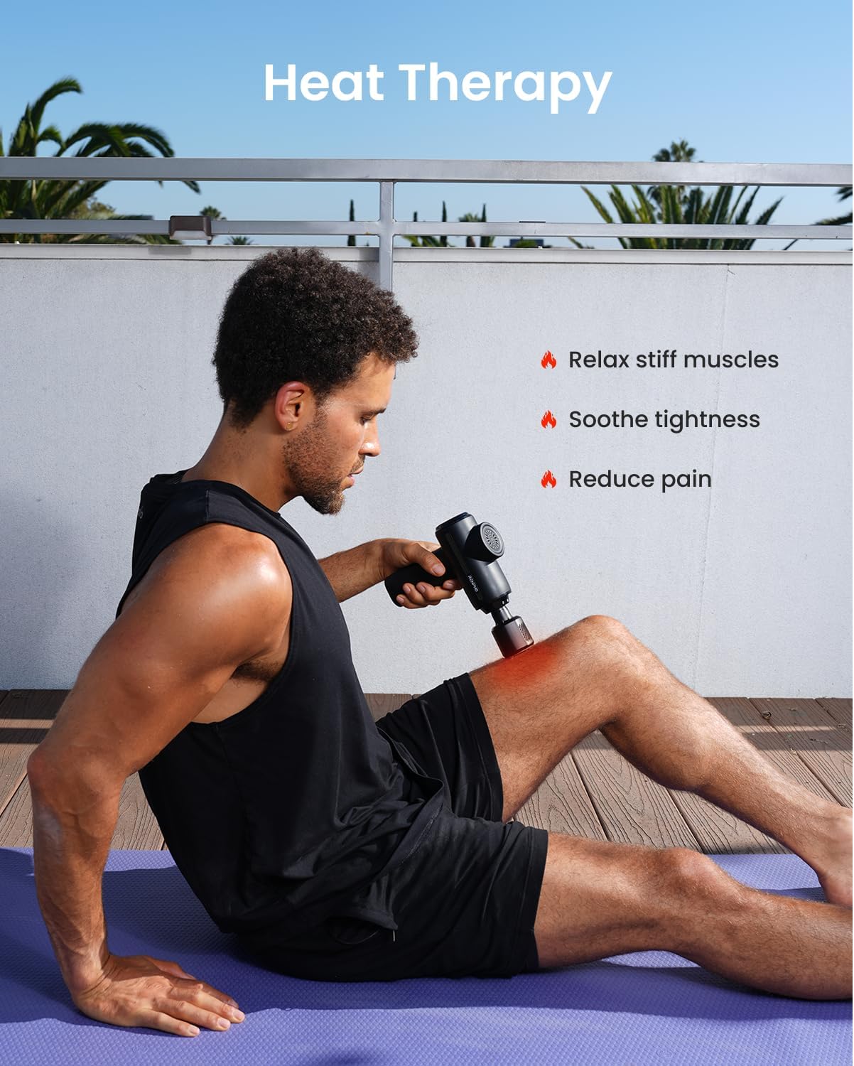 RENPHO Thermacool 2 Massage Gun – Heat & Cold Deep Tissue Massager for Muscle Recovery & Pain Relief, Neck & Back Therapy, FSA/HSA Eligible (2026 Upgrade) - Image 5