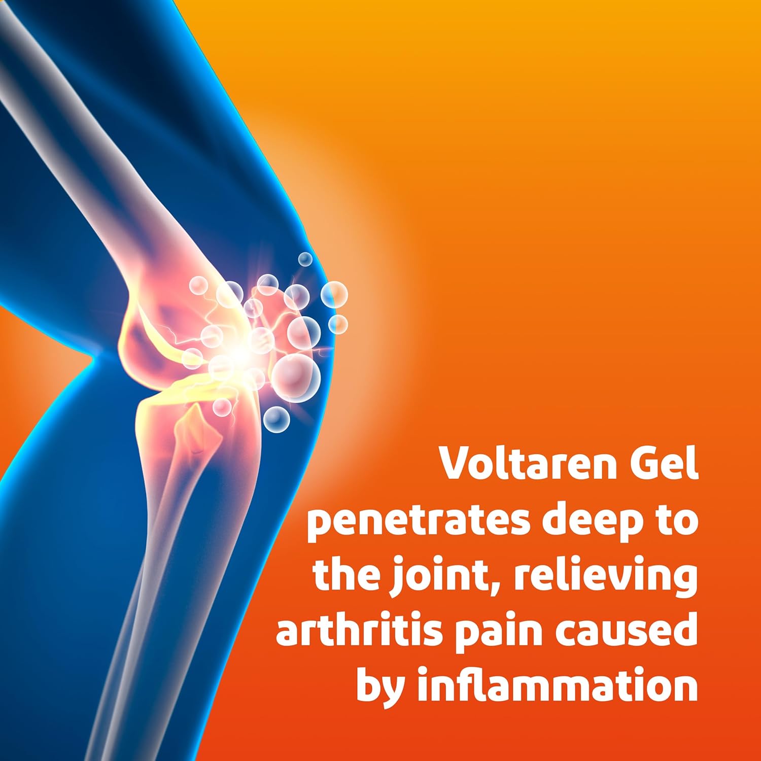 Voltaren Arthritis Pain Relief Gel with Diclofenac – Fast Joint & Muscle Pain Relief – 100g + 20g Travel Tube - Image 6