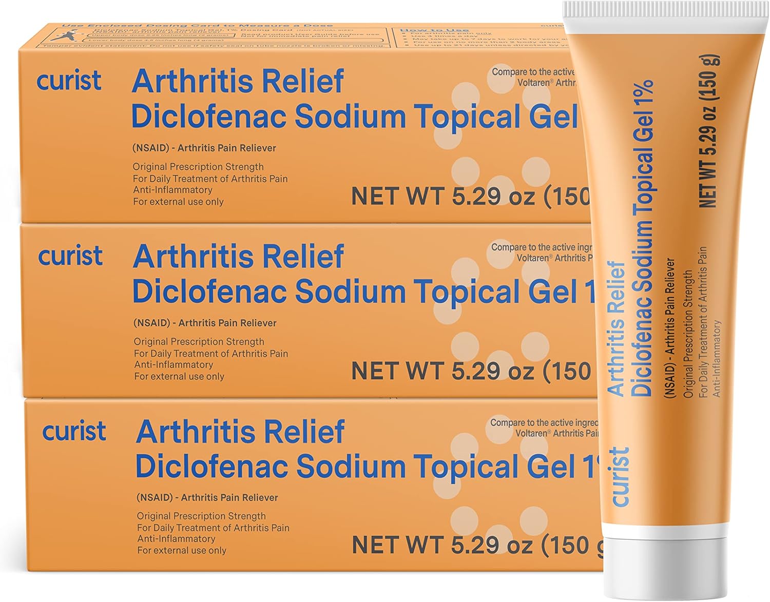 Curist Diclofenac Arthritis Pain Relief Gel