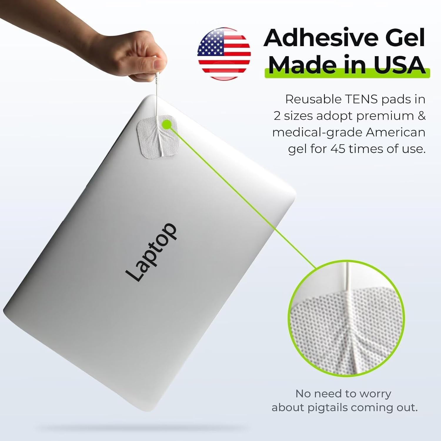 AUVON 3-in-1 TENS & EMS Muscle Stimulator – Rechargeable Pain Relief Massager - Image 4