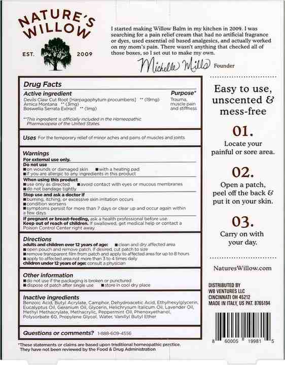 Pain Relief Patches