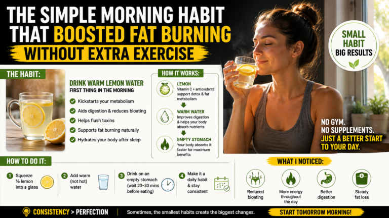 The Simple Morning Habit That Boosted Fat Burning Without Extra Exercise