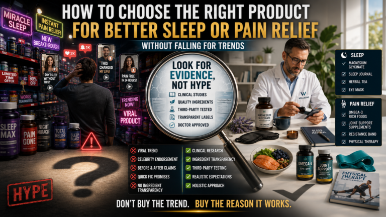 Choose the Right Sleep or Pain Relief Product