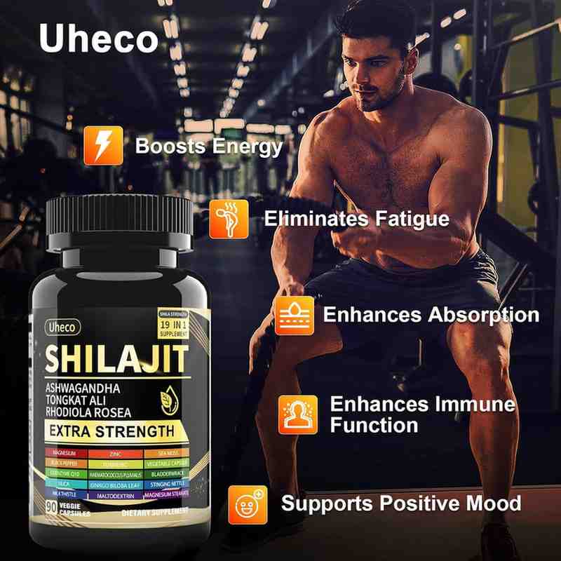Shilajit Capsules 19-in-1 Formula 90 Capsules – Premium Himalayan Shilajit with Sea Moss, Ashwagandha, Tongkat Ali, and Fulvic Acid - Image 5