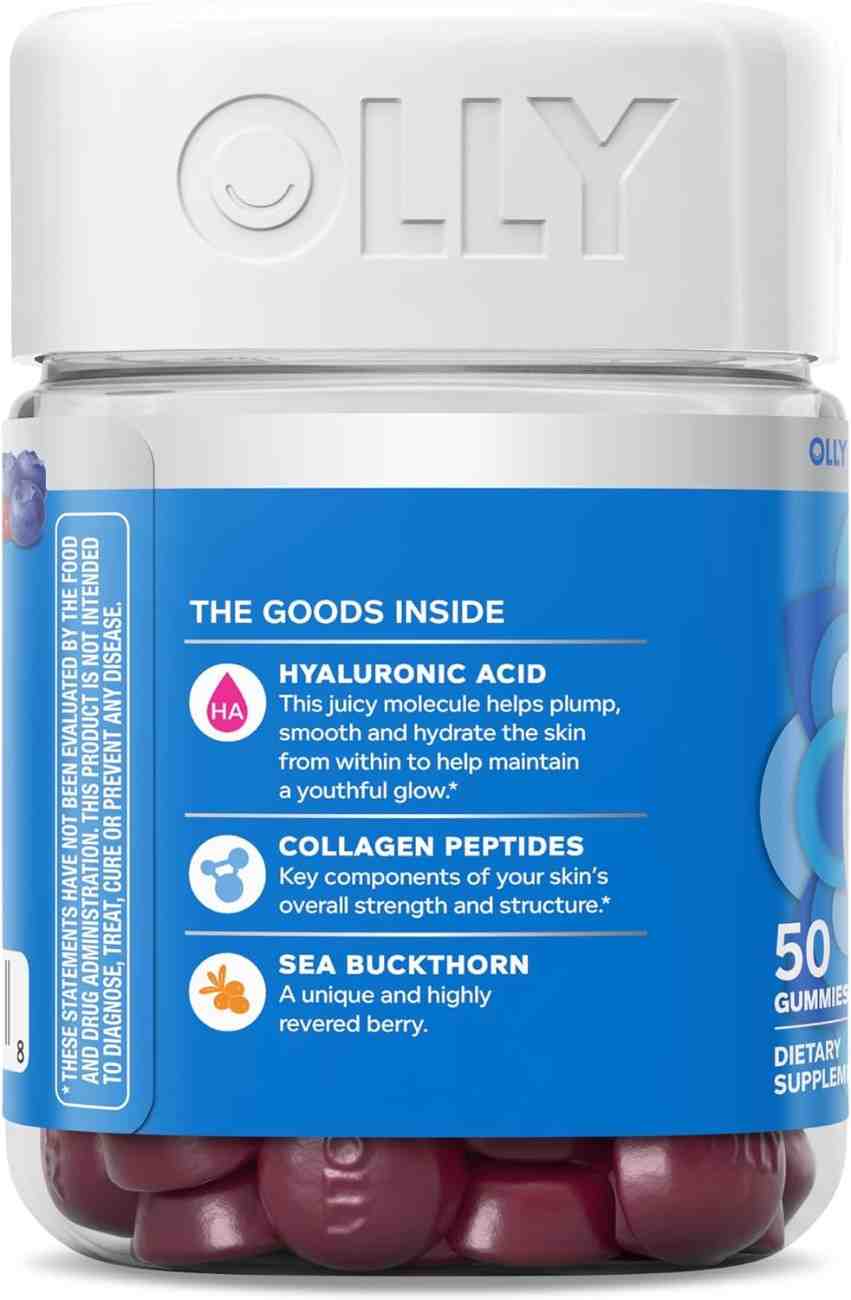 OLLY Glowing Skin Gummies 50 Count