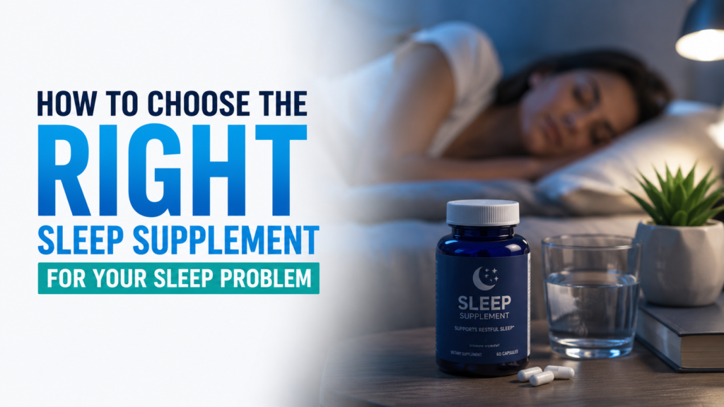 How to Choose the Right Sleep Supplement for Your Sleep Problem