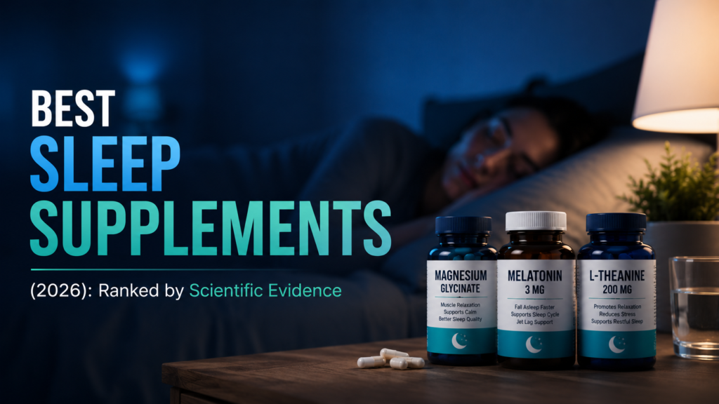 Best Sleep Supplements (2026): Ranked by Scientific Evidence