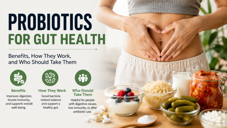 Probiotics for Gut Health: Benefits, How They Work, and Who Should Take Them