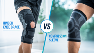 Hinged Knee Brace vs Compression Sleeve: Which Is the Better Knee Brace for Knee Pain?