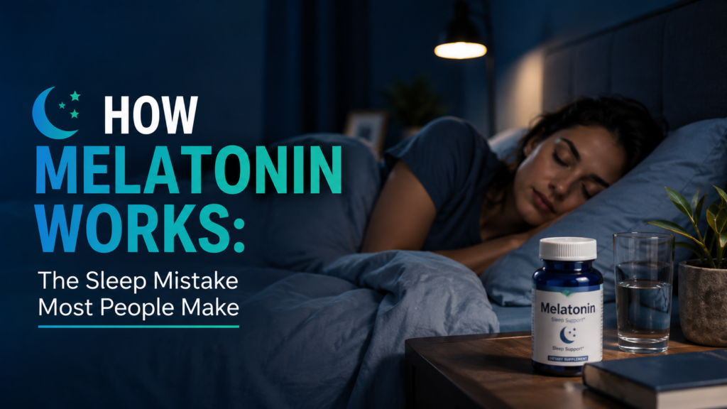 How Melatonin Works: The Sleep Mistake Most People Make