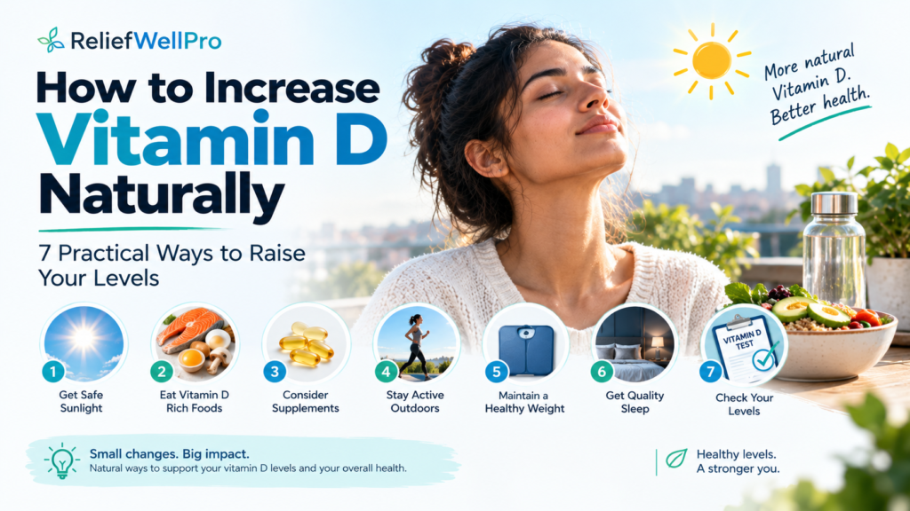 How to Increase Vitamin D Naturally: 7 Practical Ways to Raise Your Levels