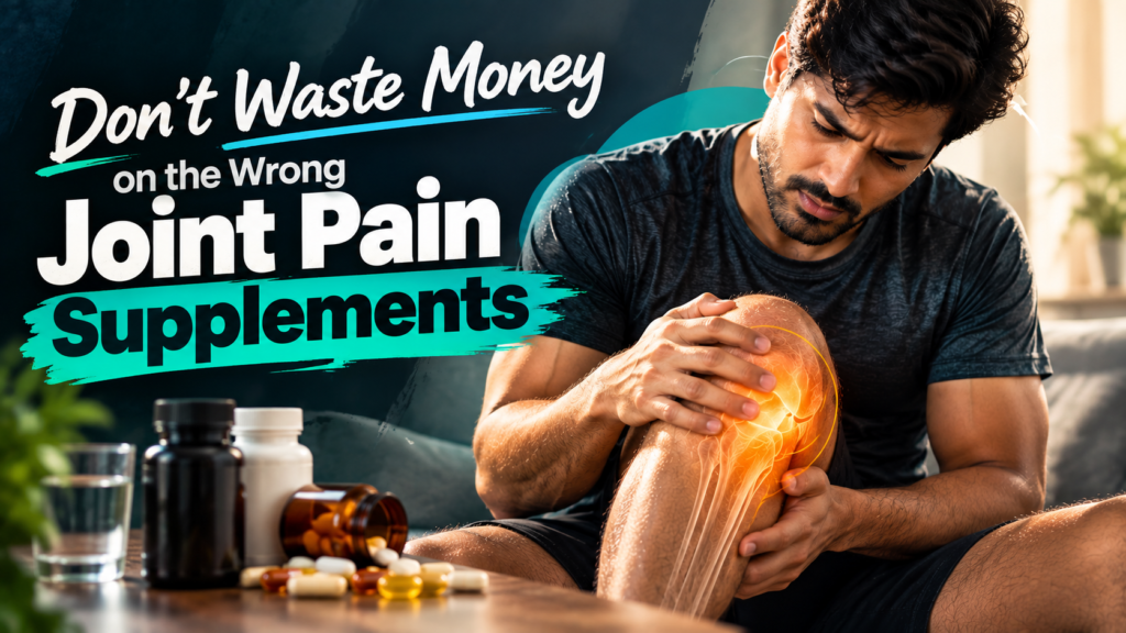 Don’t Waste Money on the Wrong Joint Pain Supplements : Here’s What to Look For