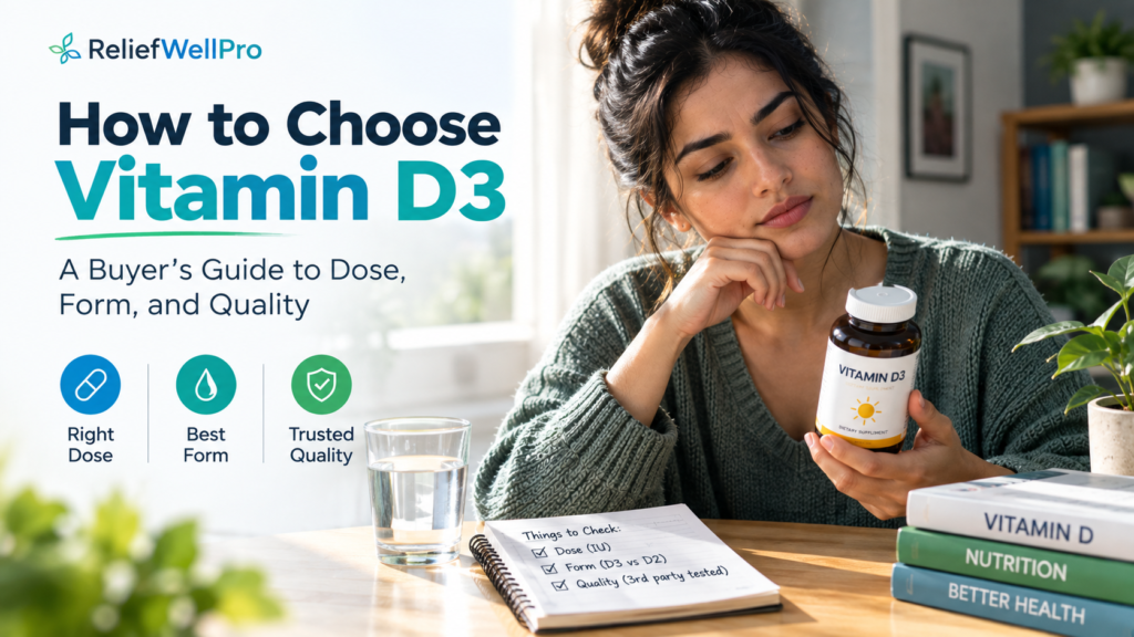 How to Choose Vitamin D3: A Buyer's Guide to Dose, Form, and Quality