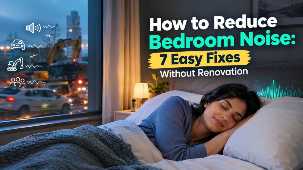 How to Reduce Bedroom Noise: 7 Easy Fixes Without Renovation