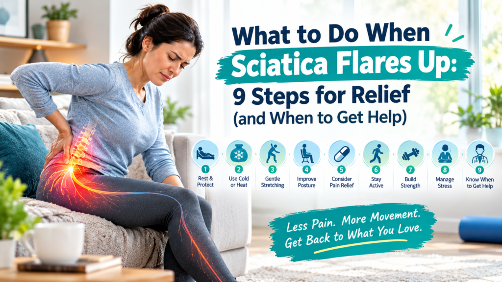What to Do When Sciatica Flares Up: 9 Steps for Relief (and When to Get Help)