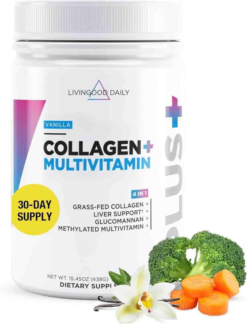 Livingood Daily Collagen Powder Vanilla 30 Servings