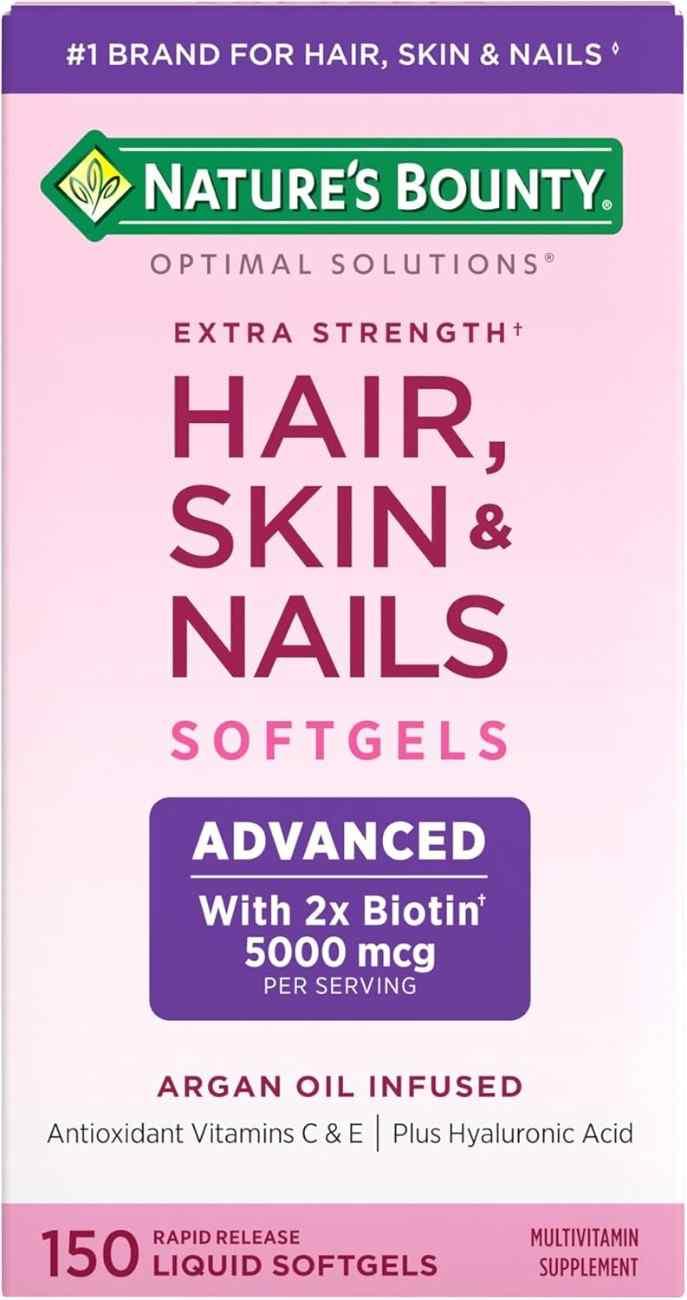Nature's Bounty Advanced Hair, Skin & Nails 150 Softgels