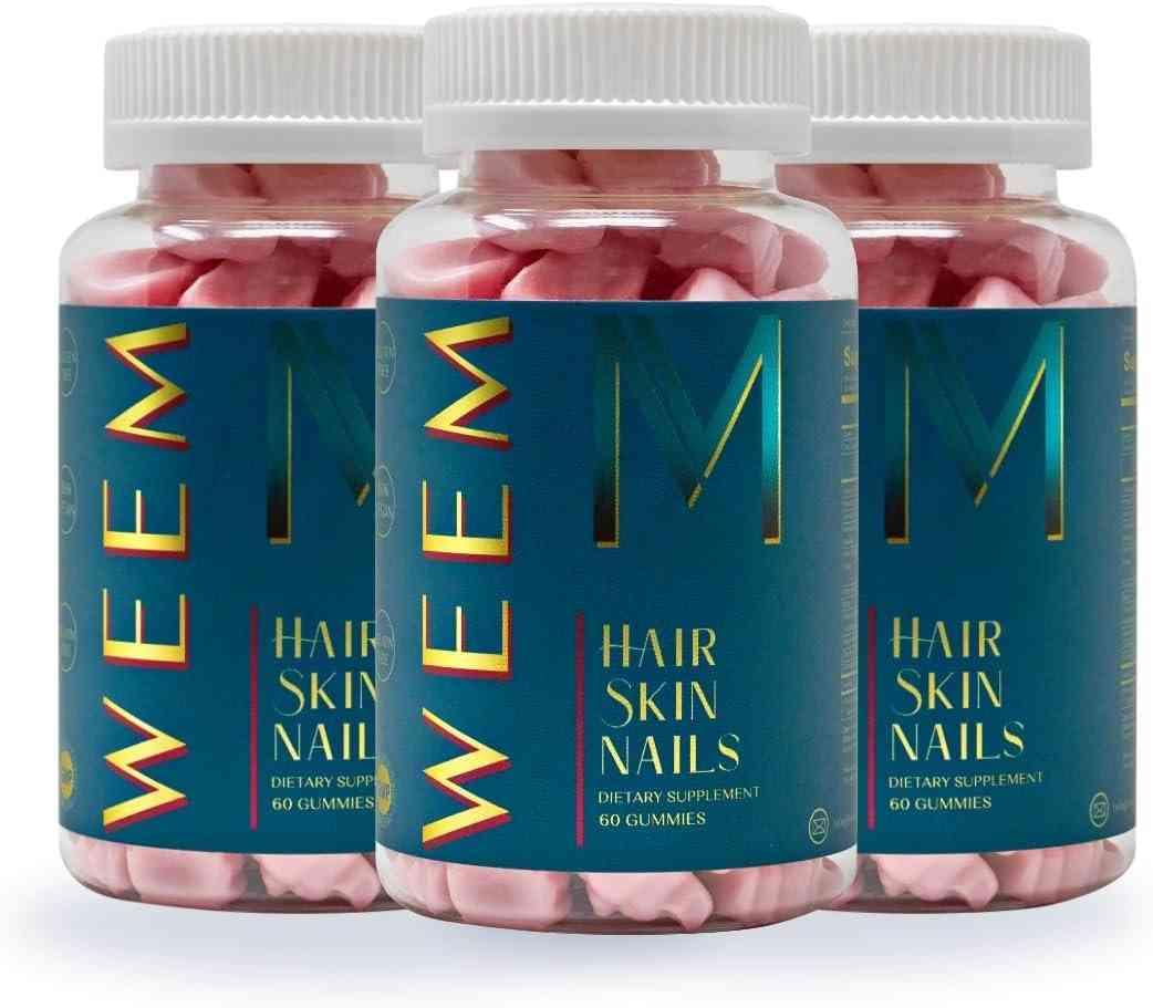WEEM Hair Skin & Nails Gummies