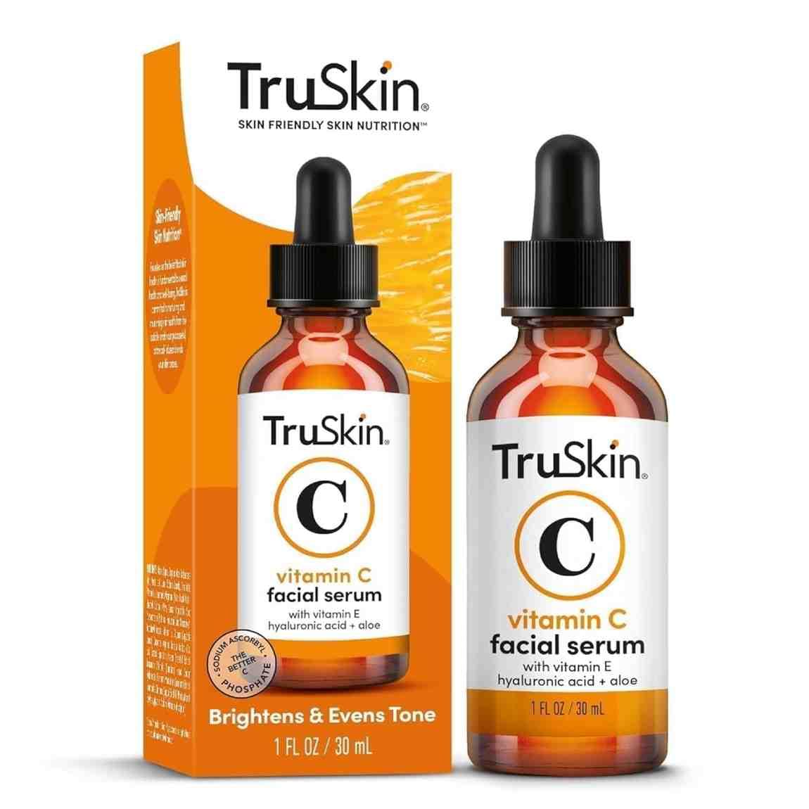 TruSkin Vitamin C Face Serum – Brightening Anti-Aging Serum with Hyaluronic Acid & Vitamin E for Dark Spots, Fine Lines & Glowing Skin (1 fl oz) - Image 8