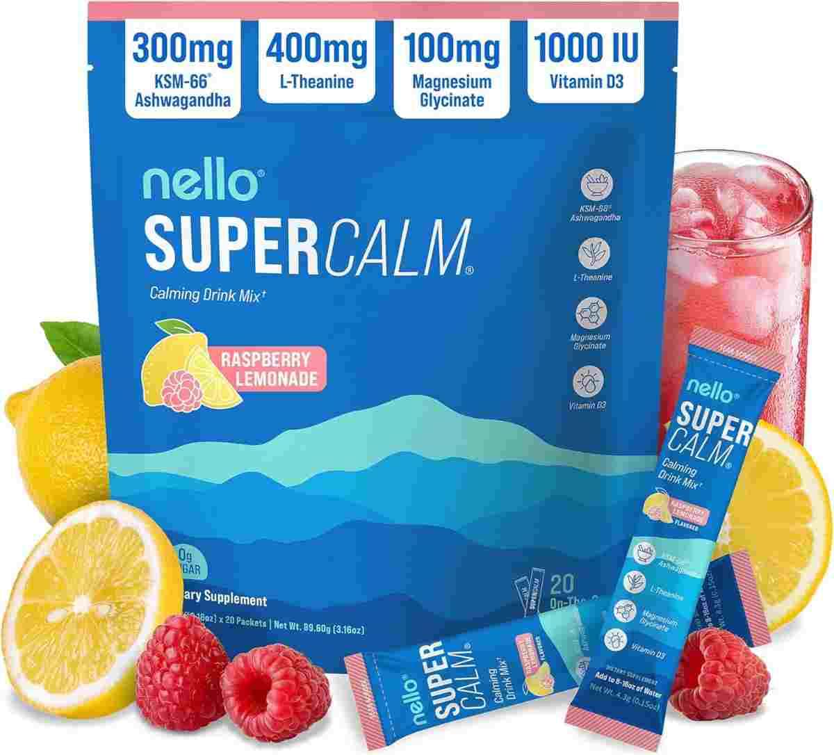 Nello SuperCalm Sleep & Stress Support Drink Mix