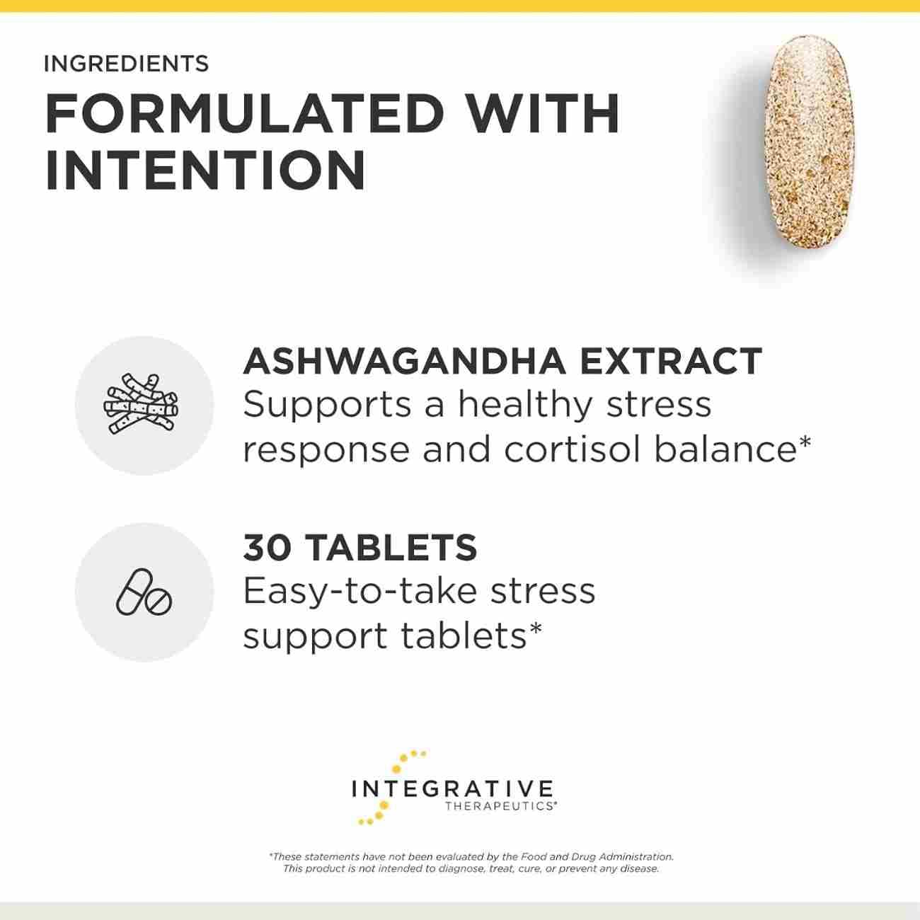 Integrative Therapeutics Cortisol Manager – Ashwagandha & L-Theanine Stress Support Supplement for Healthy Cortisol, Relaxation & Restful Sleep - Image 4