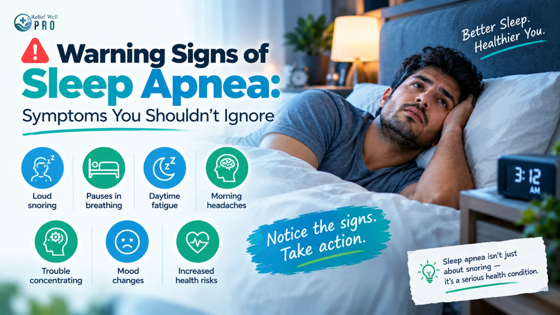 Warning Signs of Sleep Apnea: Symptoms You Shouldn't Ignore